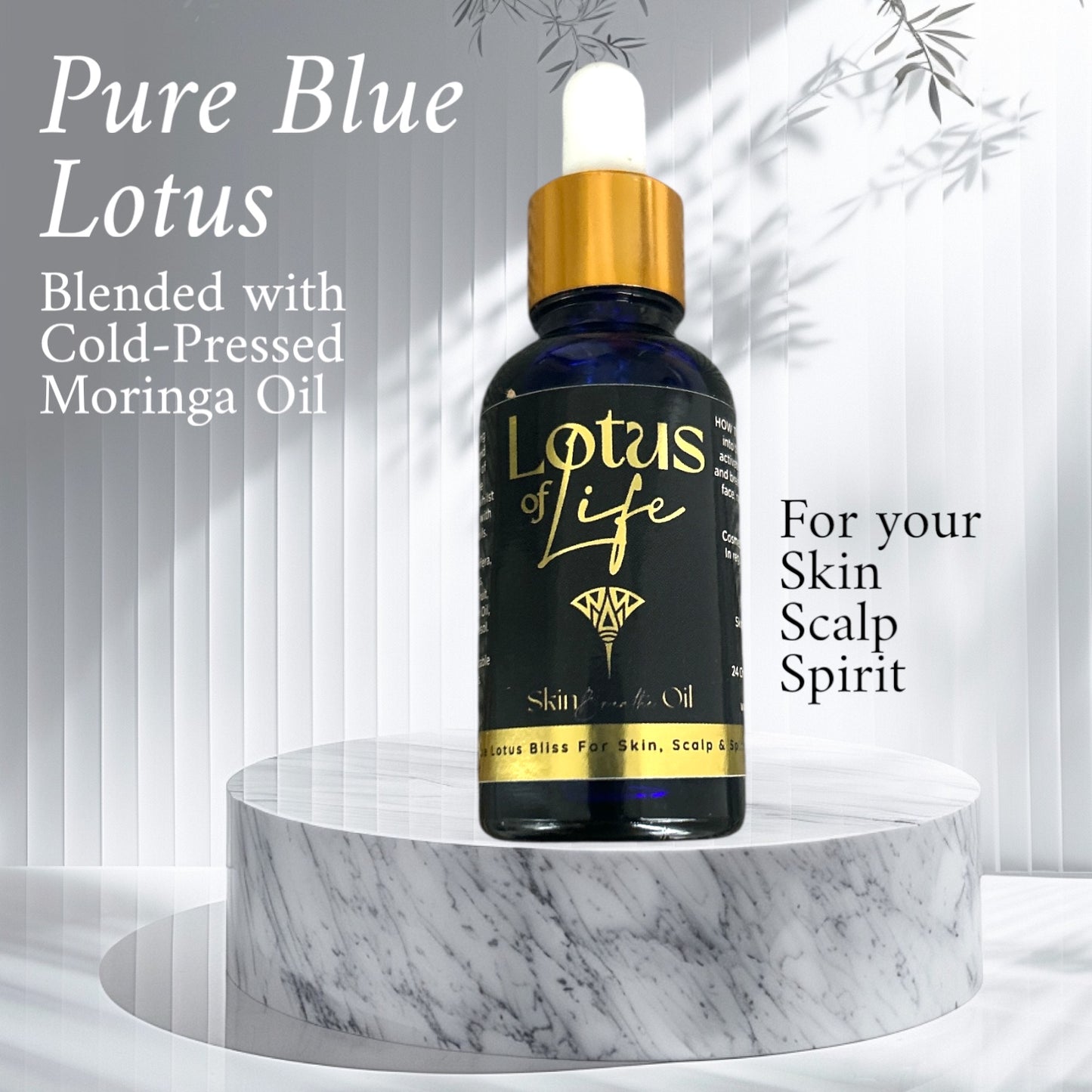 Pure Blue Lotus Skin Scalp & Spirit Oil