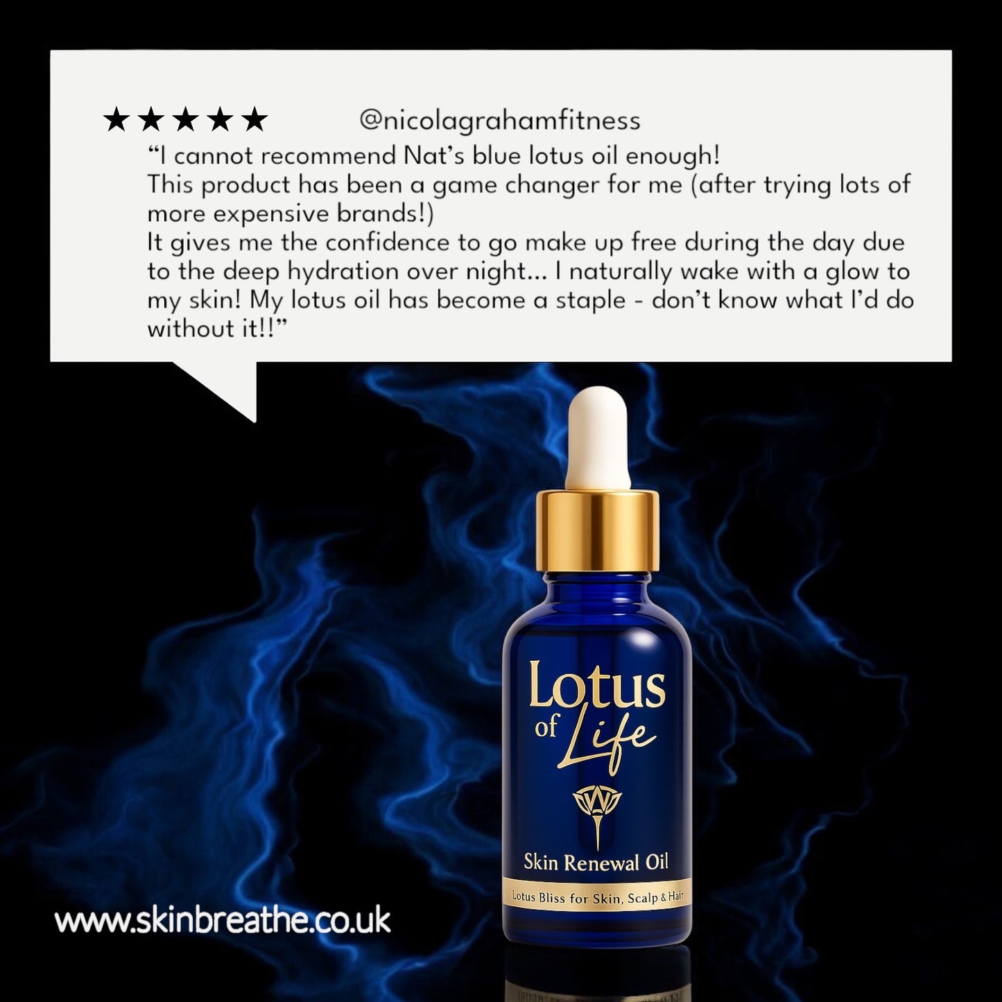 Pure Blue Lotus Skin Scalp & Spirit Oil